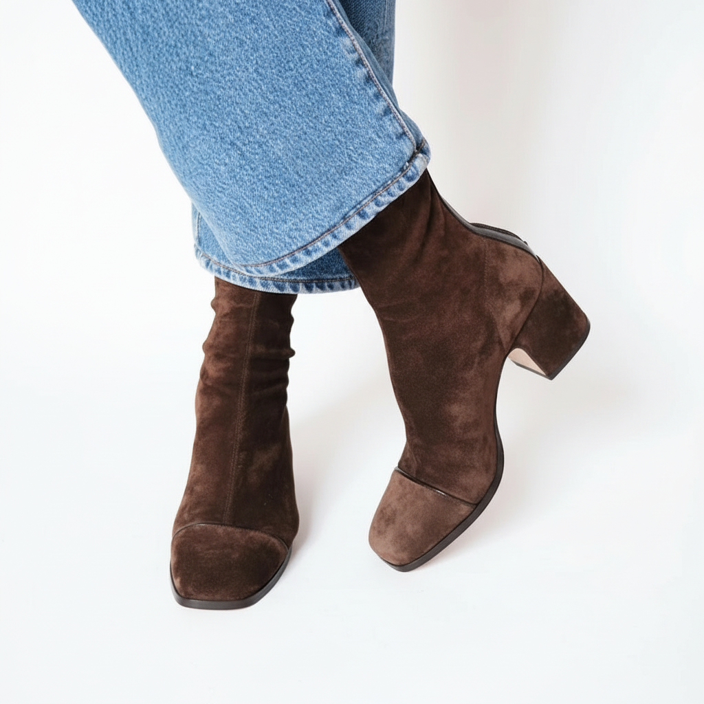 Lily - Bottines Élégantes en Suède