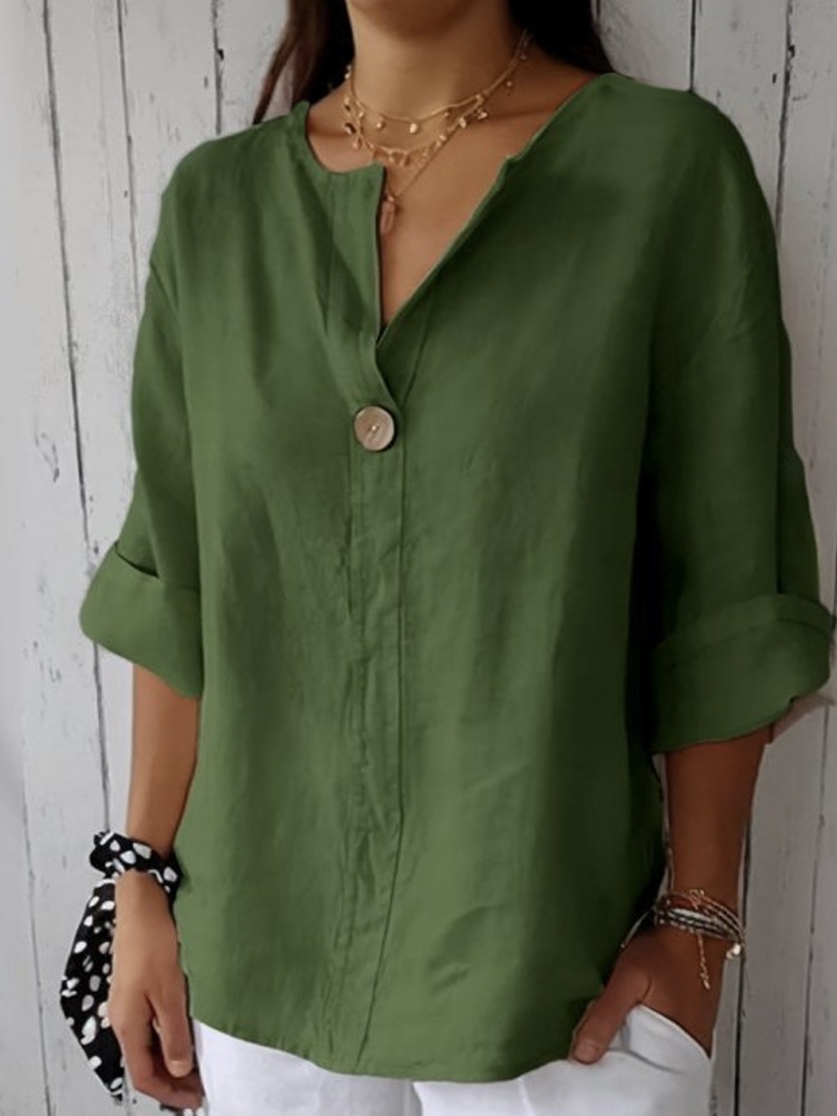 Freja - Blouse Décontractée Élégante