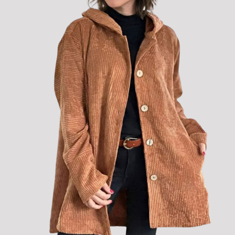 Isabelle - Veste Velours Confortable