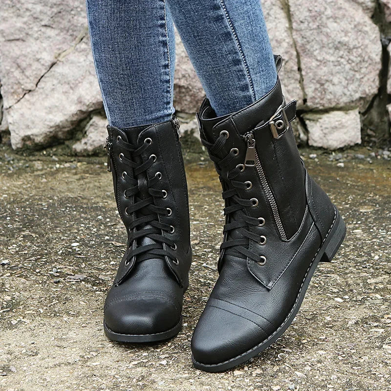 Erika - Bottes en Cuir Luxueuses
