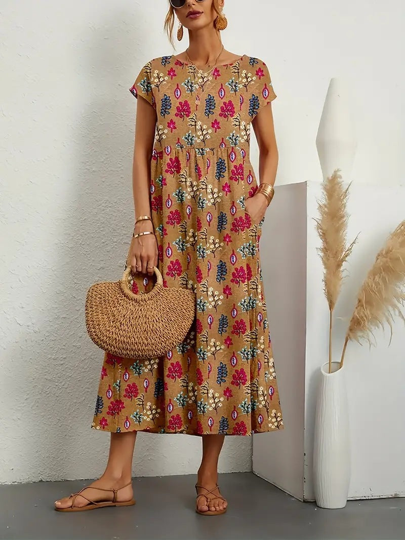 Gia - Robe Florale Élégante