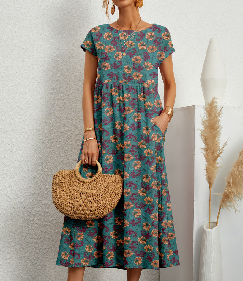 Gia - Robe Florale Élégante