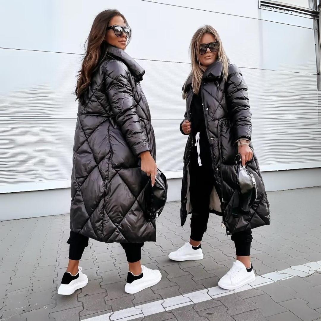 Élégance - Manteau Long Chic et Chaud