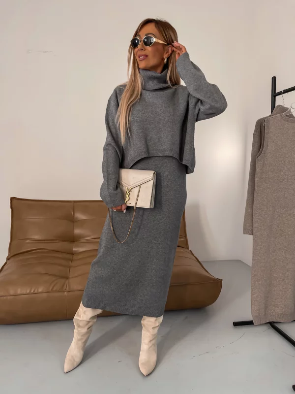 Nicole - Élégant Ensemble Tricot
