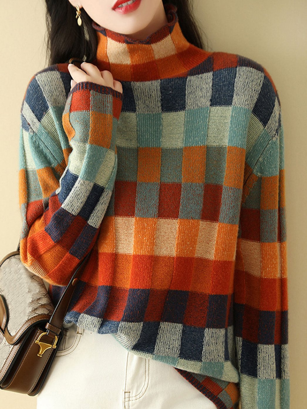 Caroline - Pull Roulé Élégant
