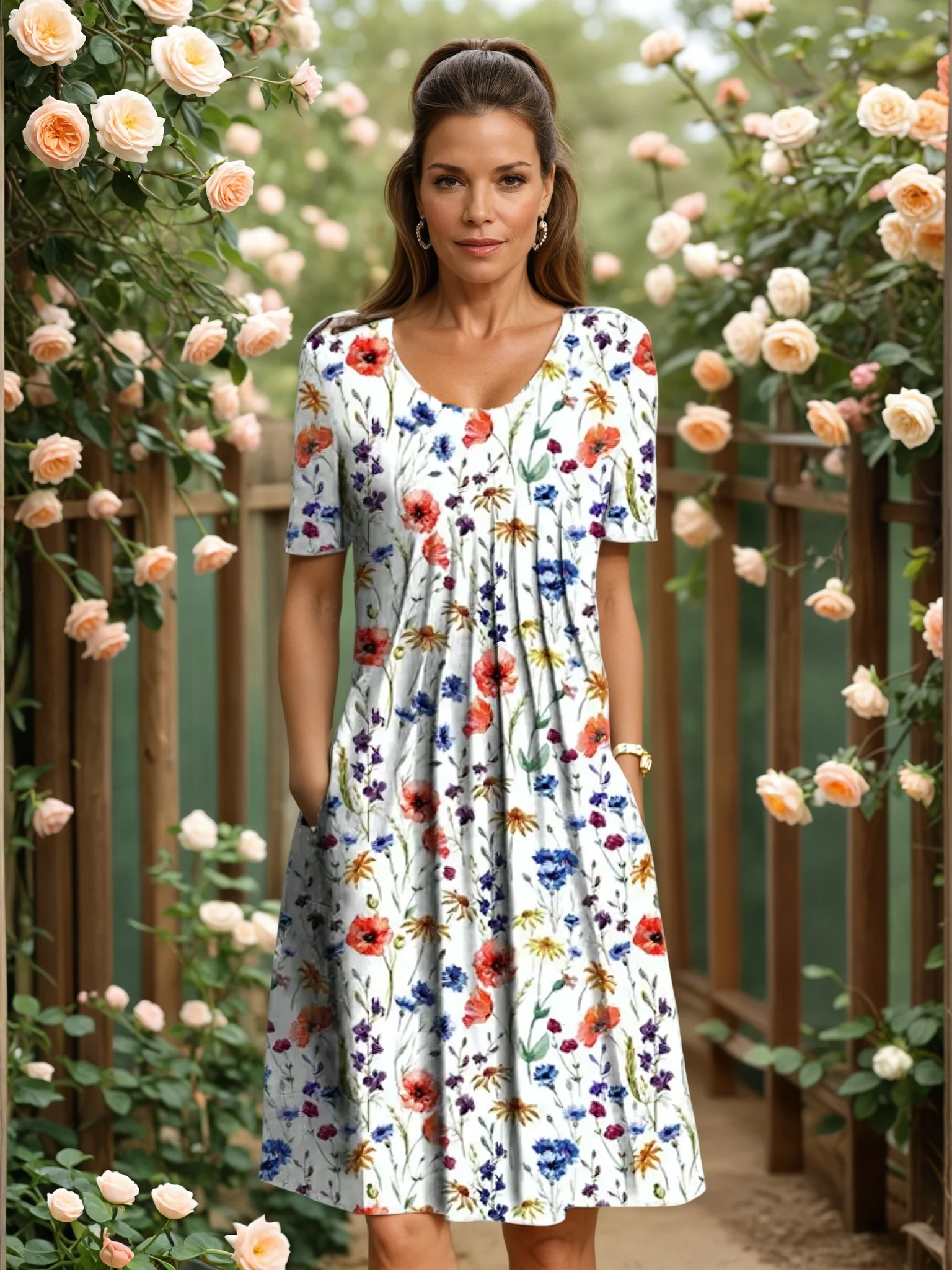 Olivia - Robe Élégante Décontractée