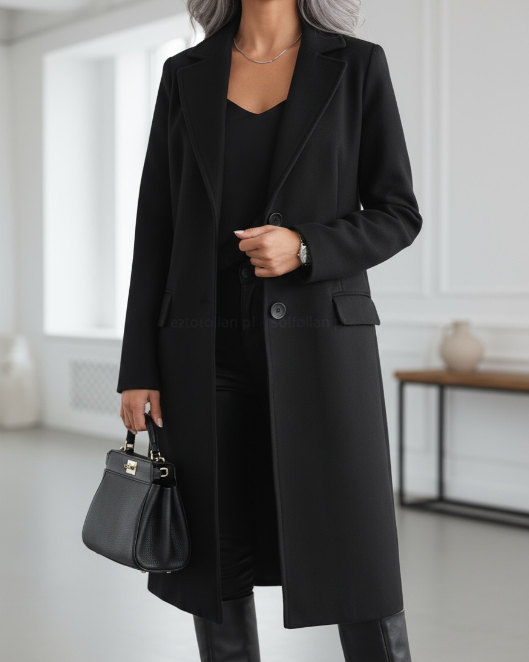 Judith - Manteau Long Sophistiqué