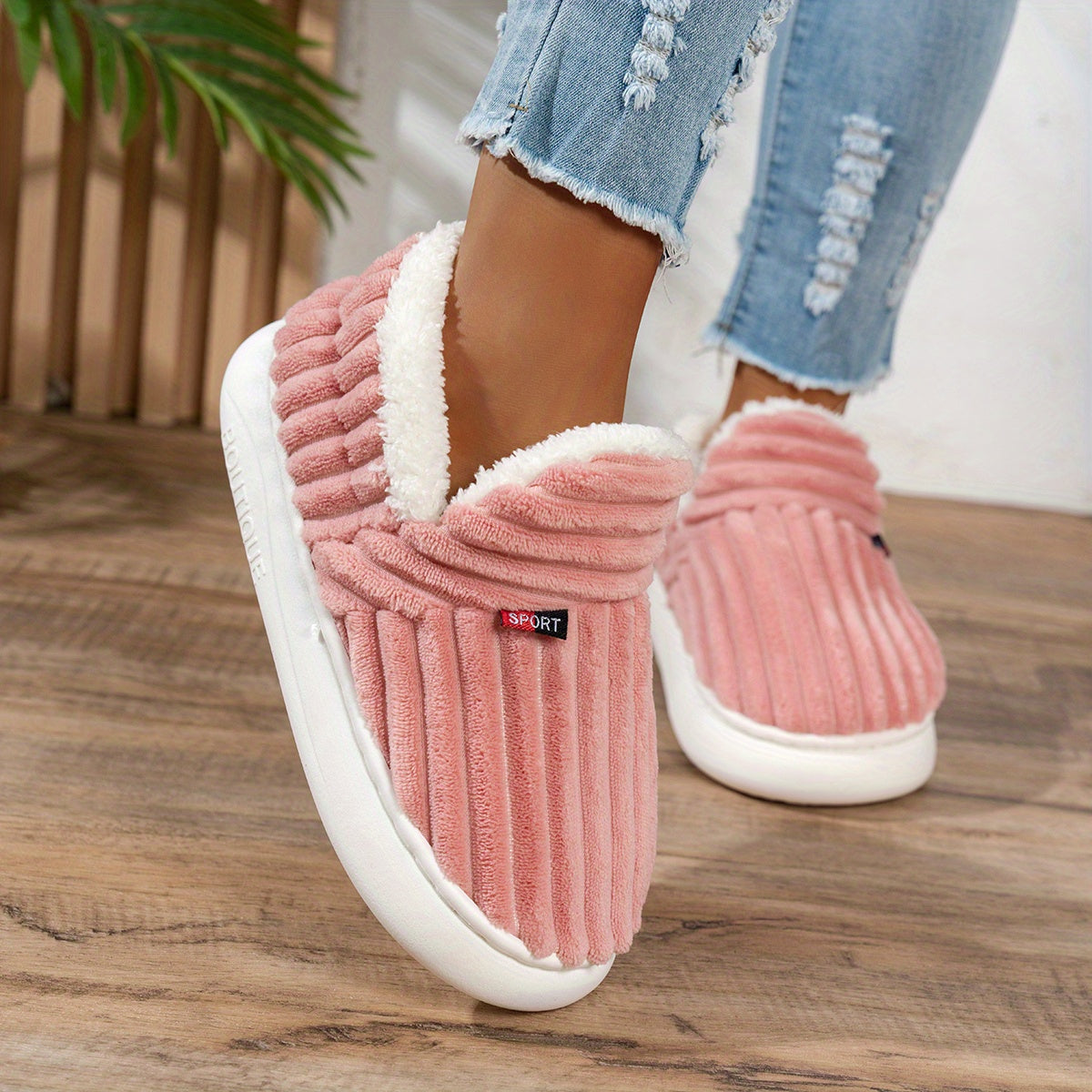 CozyStep - Chaussons Douillets Élégants