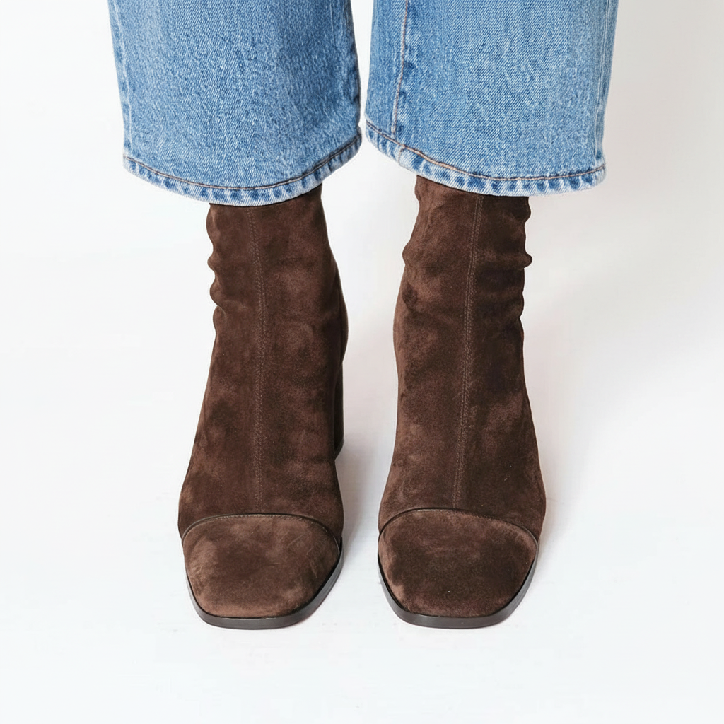 Lily - Bottines En Suède Élégantes