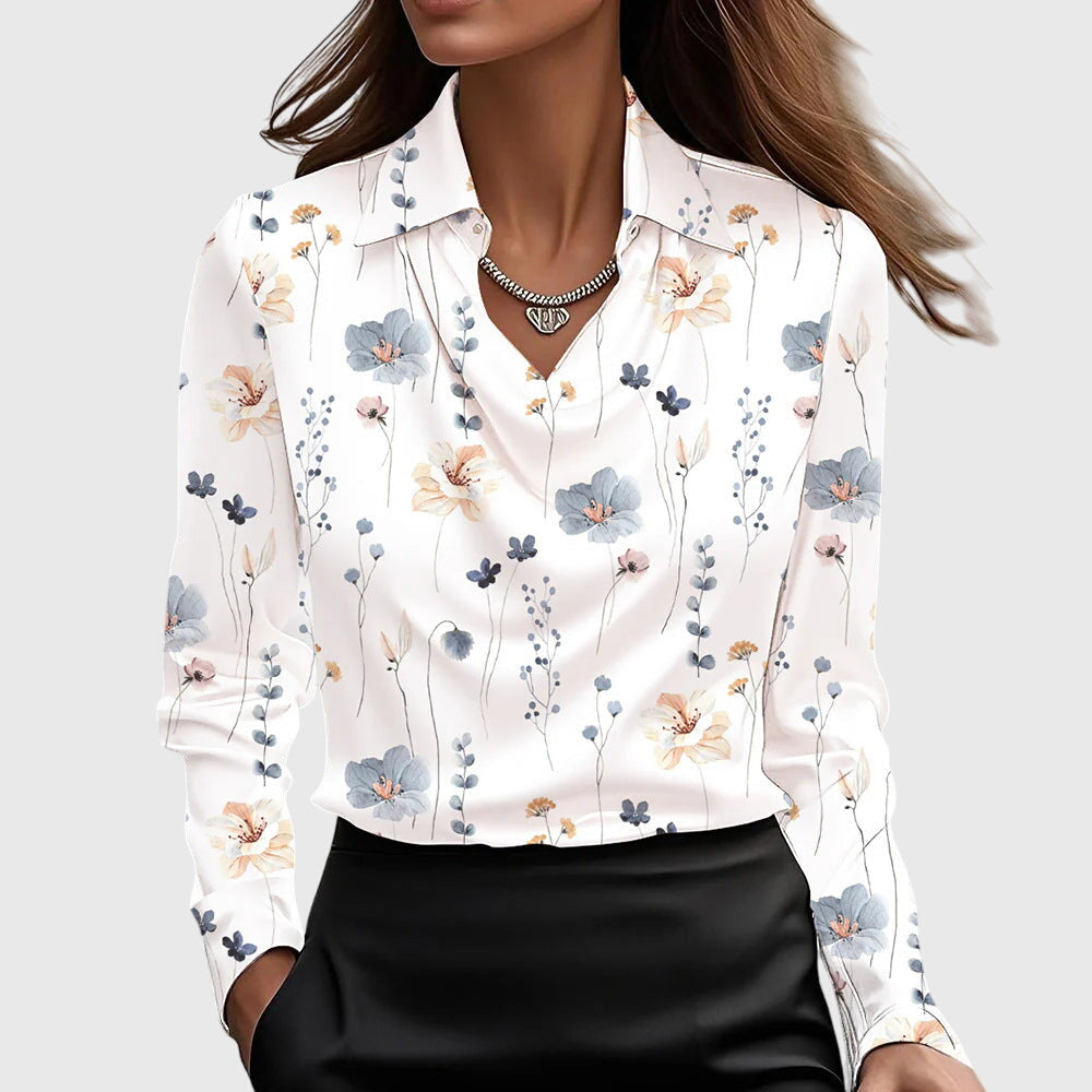 Brooklyn - Blouse Satinée Élégante