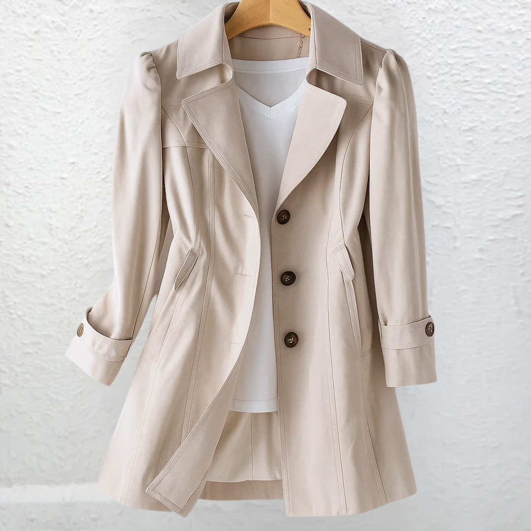 Veyressa - Manteau Trench Élégant