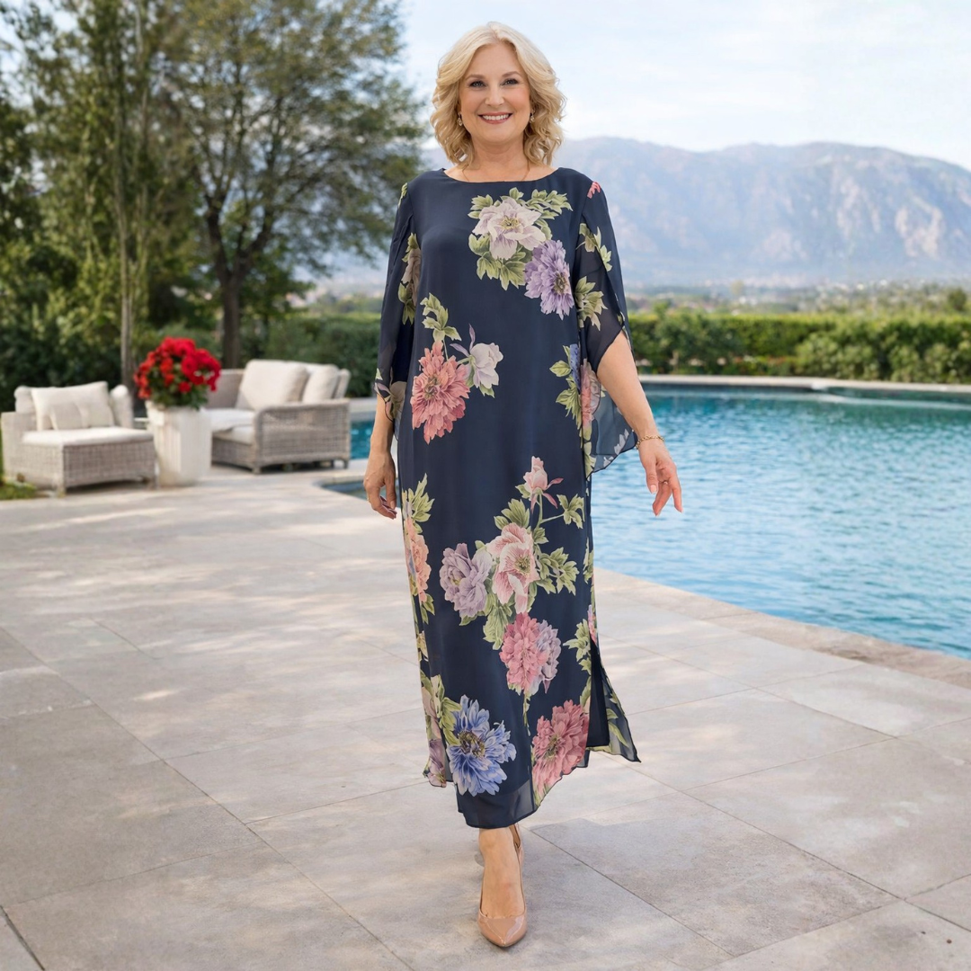 Bianca - Robe Maxi Florale Élégante