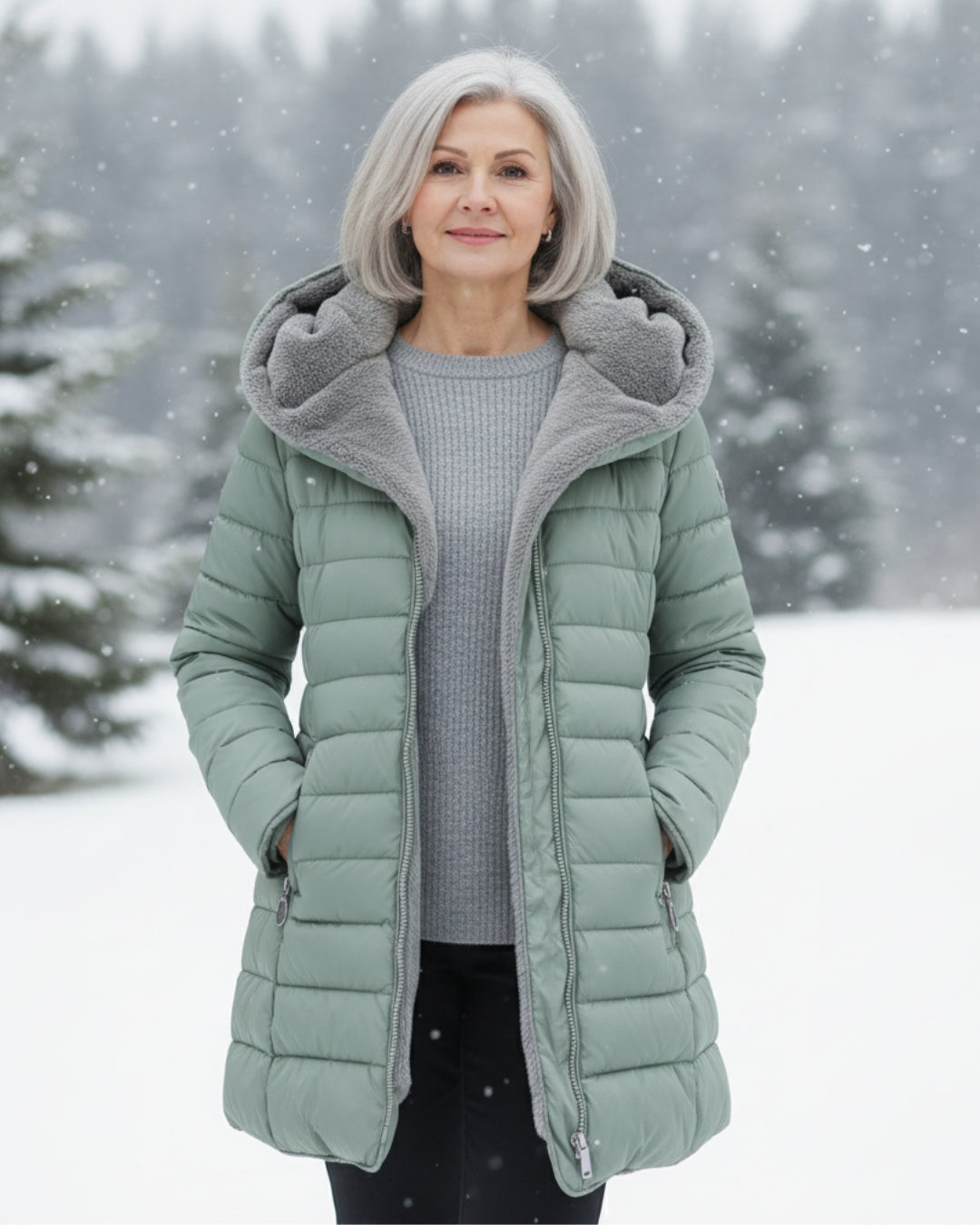 Olivia - Manteau D'hiver Élegant