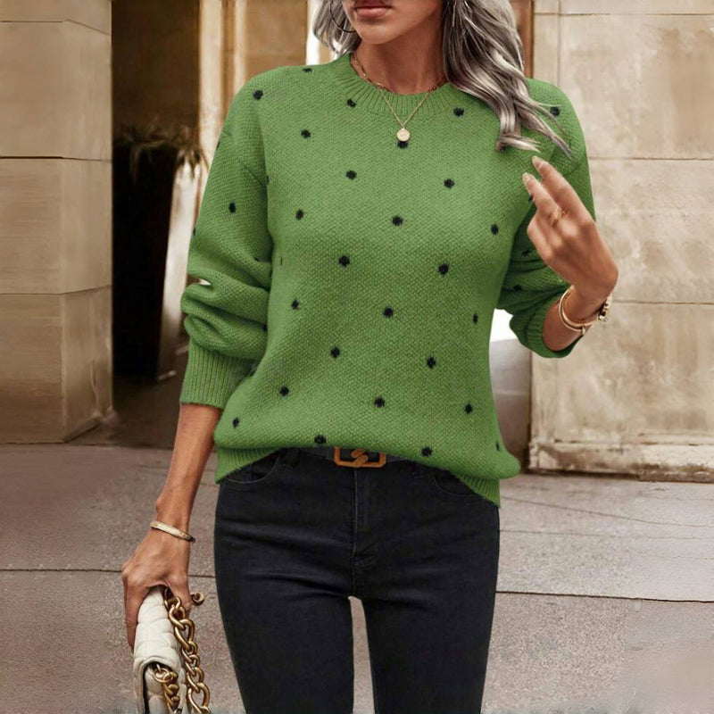 Maria - Pull à Pois Amusant