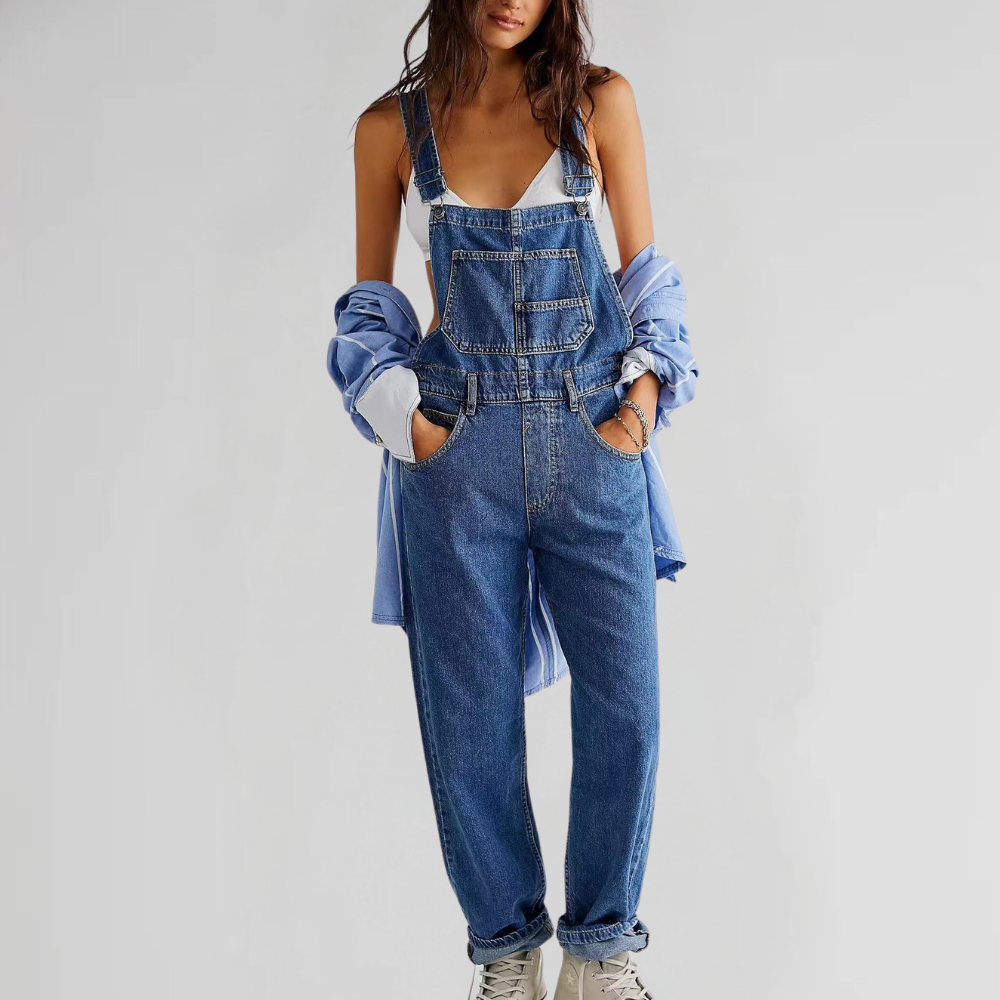 Jacqui - Combinaison Denim Urbaine