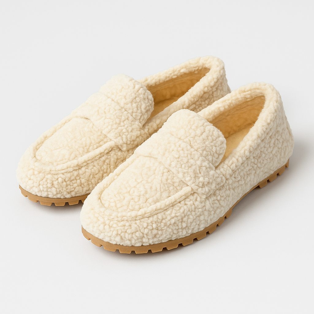 Usha - Mocassins en laine luxueux