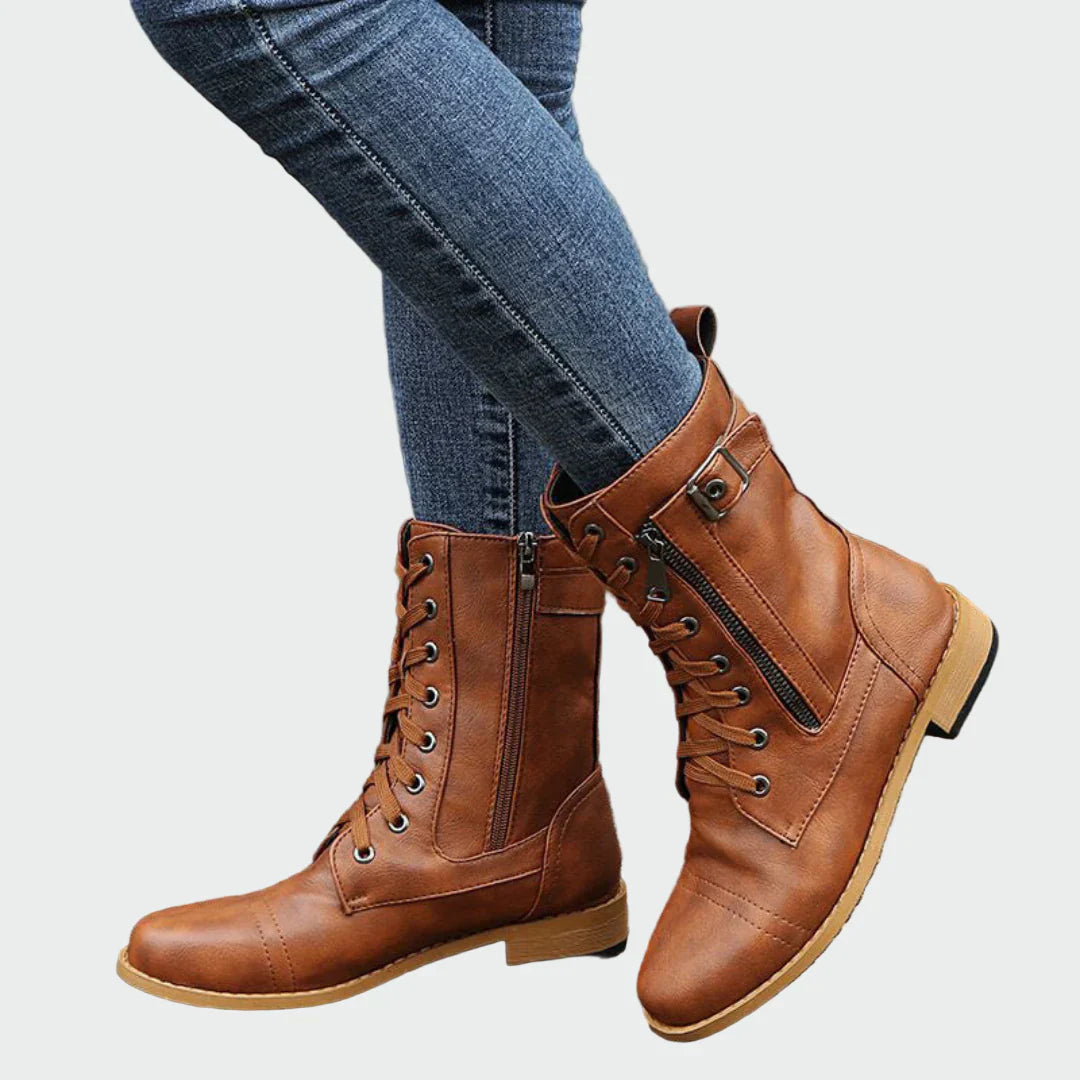 Erika - Bottes en Cuir Luxueuses