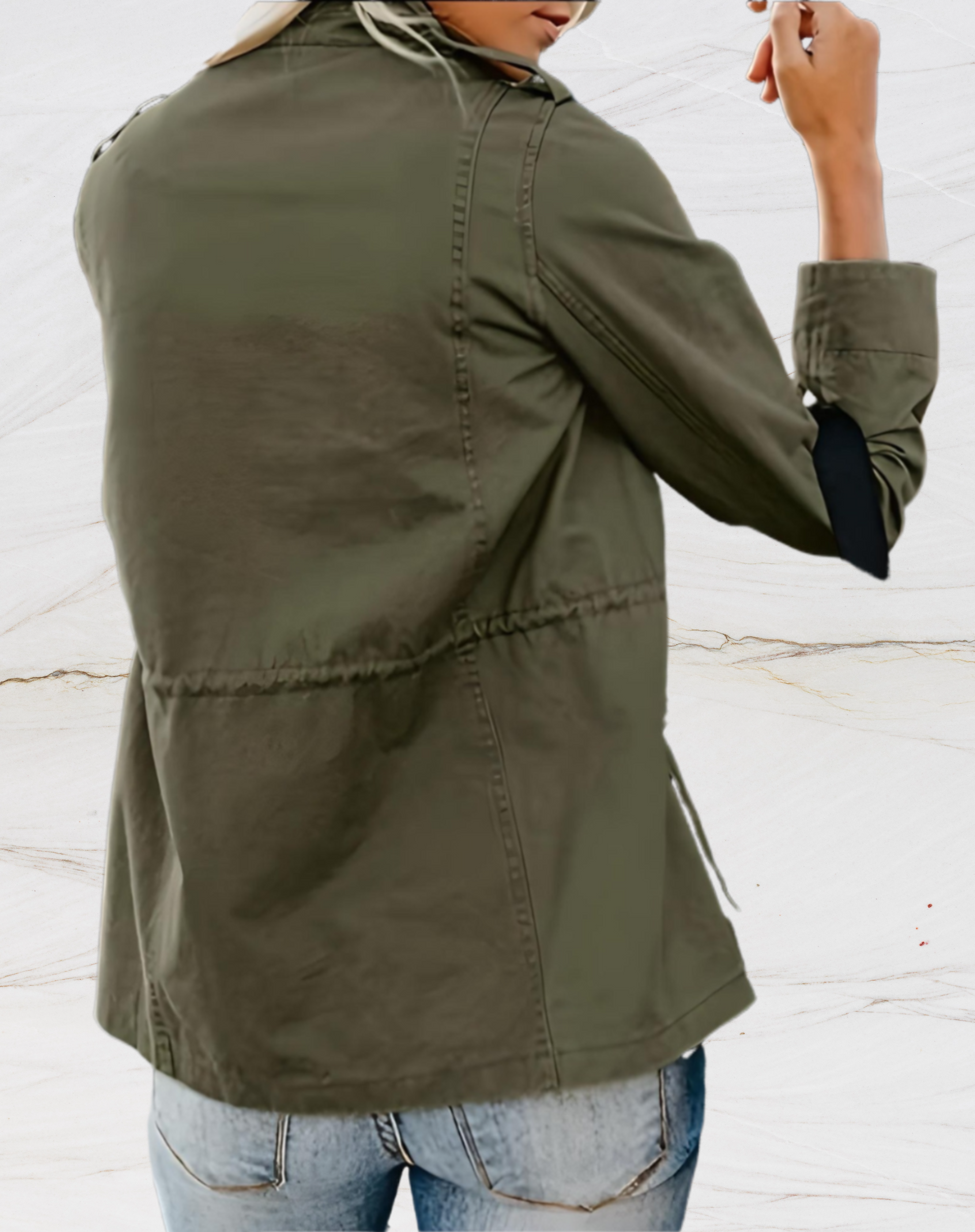Thilde - Veste Utility Décontractée Élégante