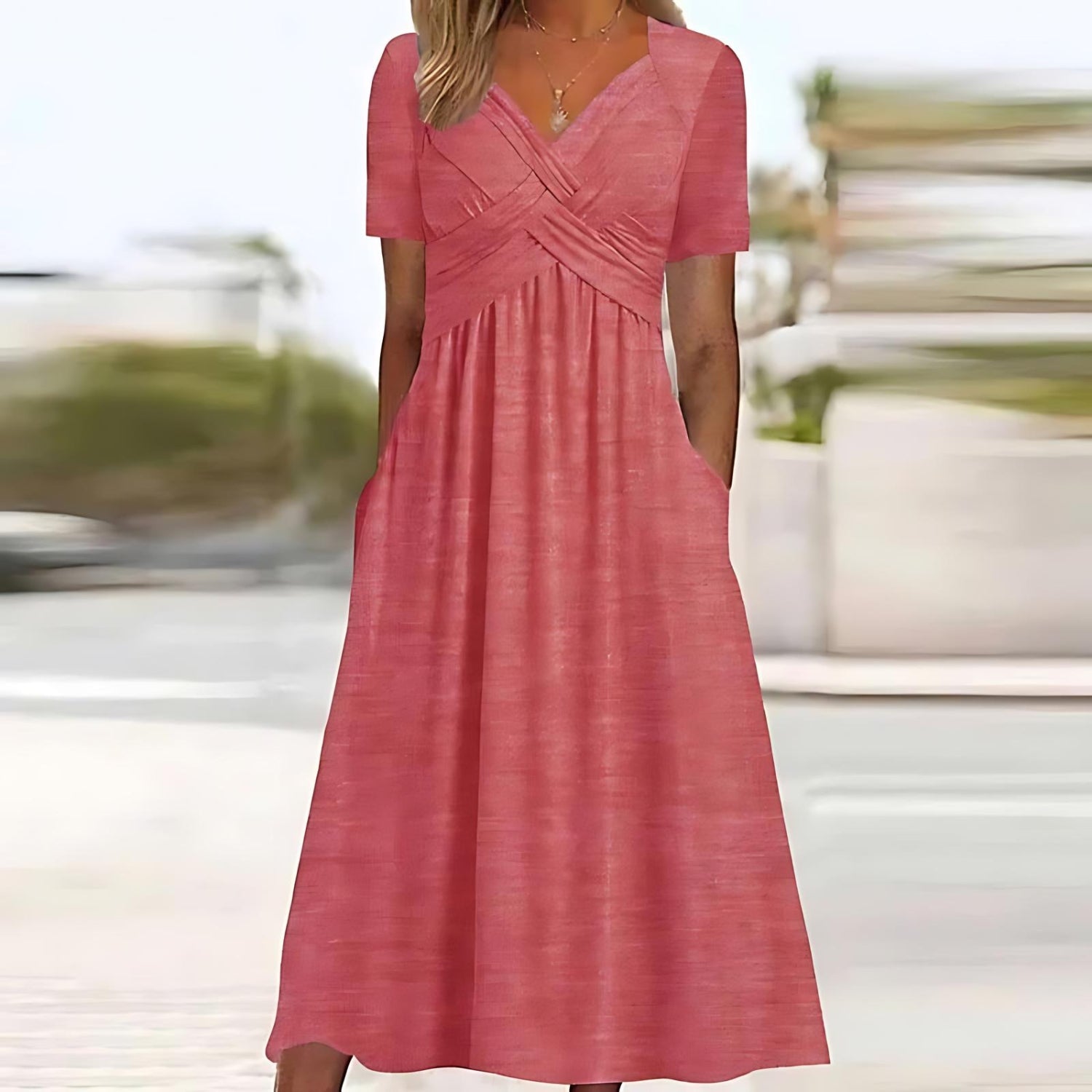 Isa | Robe Midi éLégante éVasée (A-Line)