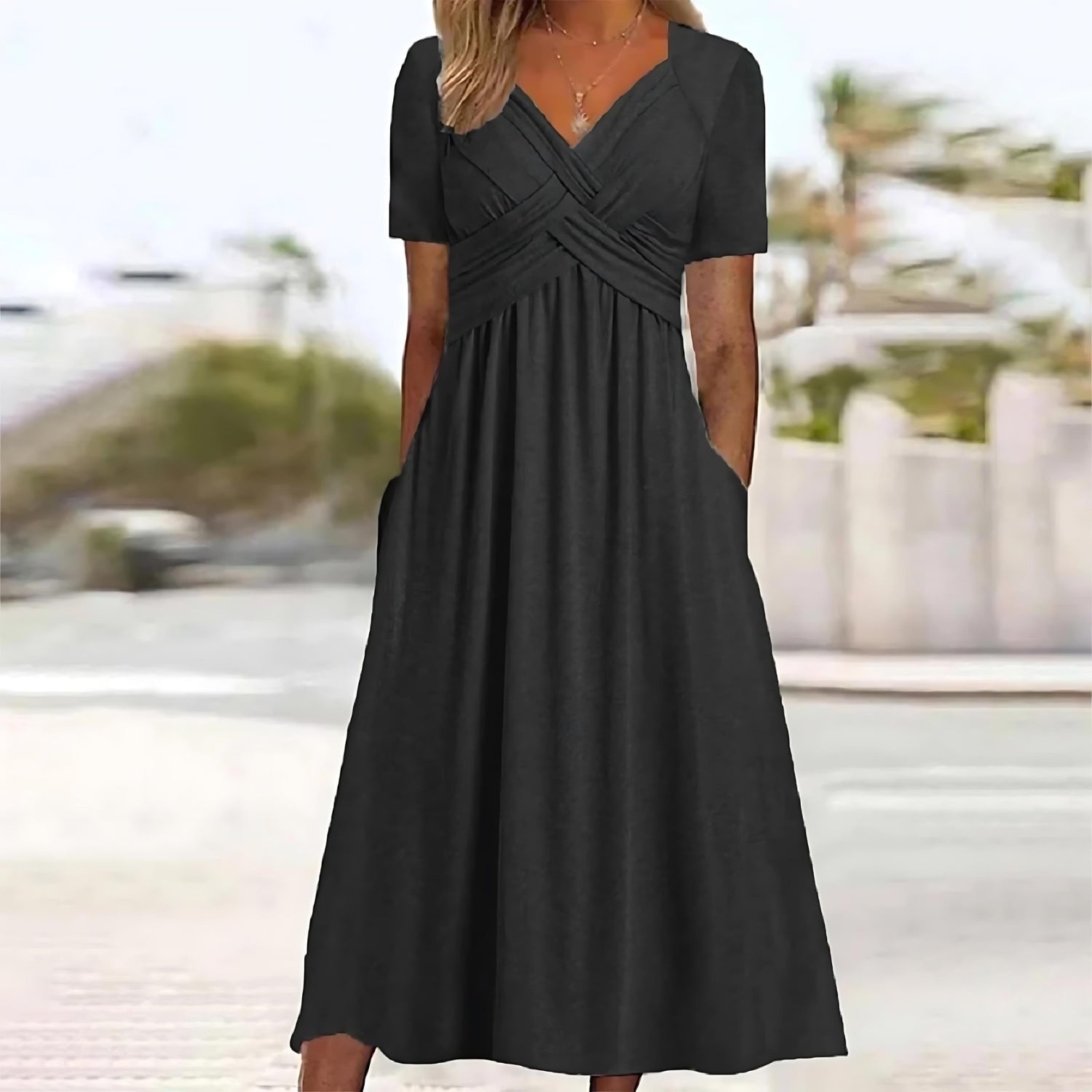 Isa | Robe Midi éLégante éVasée (A-Line)