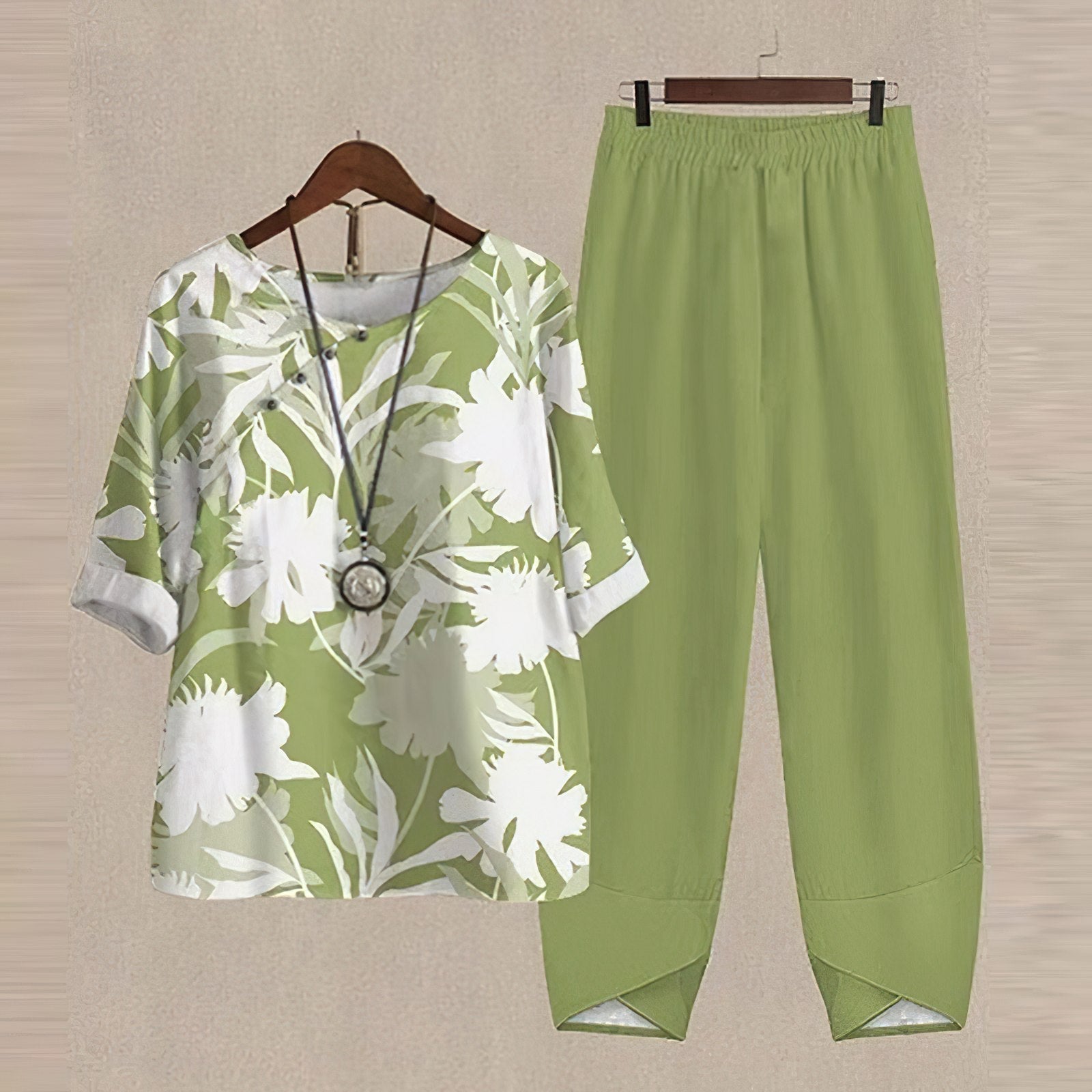 Lilou - Ensemble chemise et pantalon confortable et chic