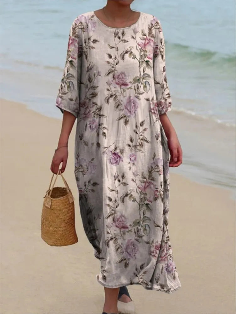 Esme - Robe Vintage à Fleurs