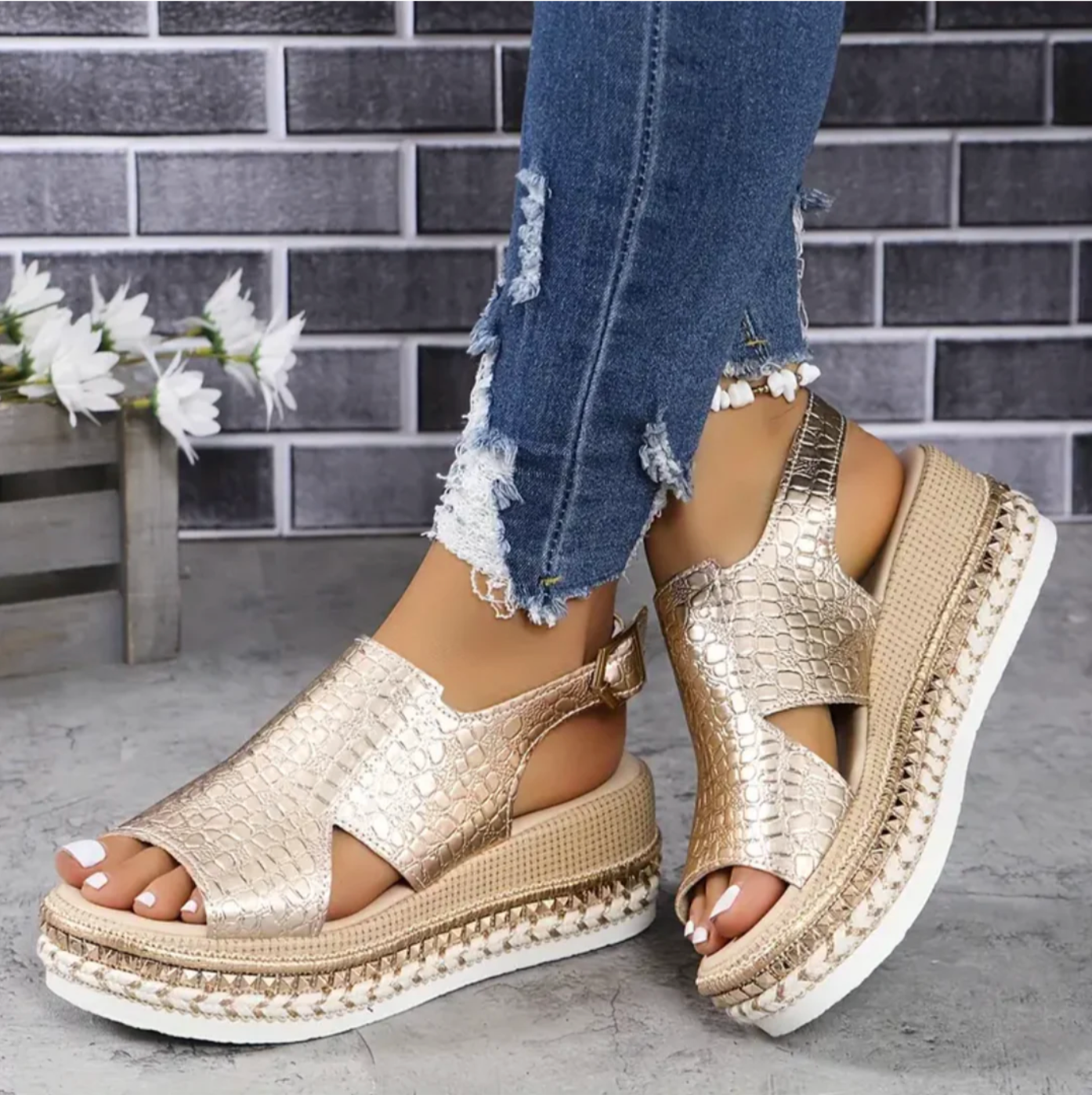 Hélène - Sandales Élégantes Confortables