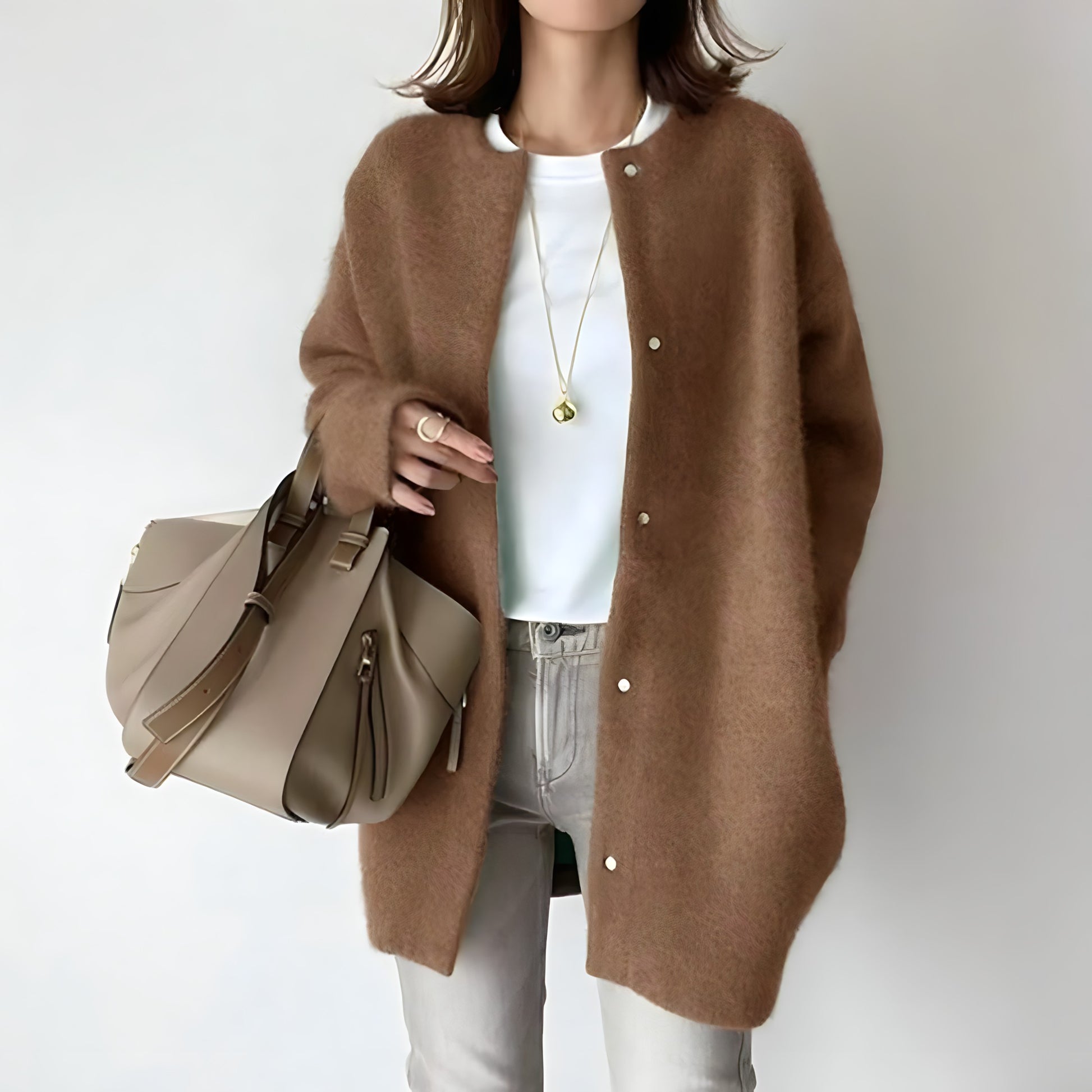 Whitney - Élégant Cardigan À Boutons
