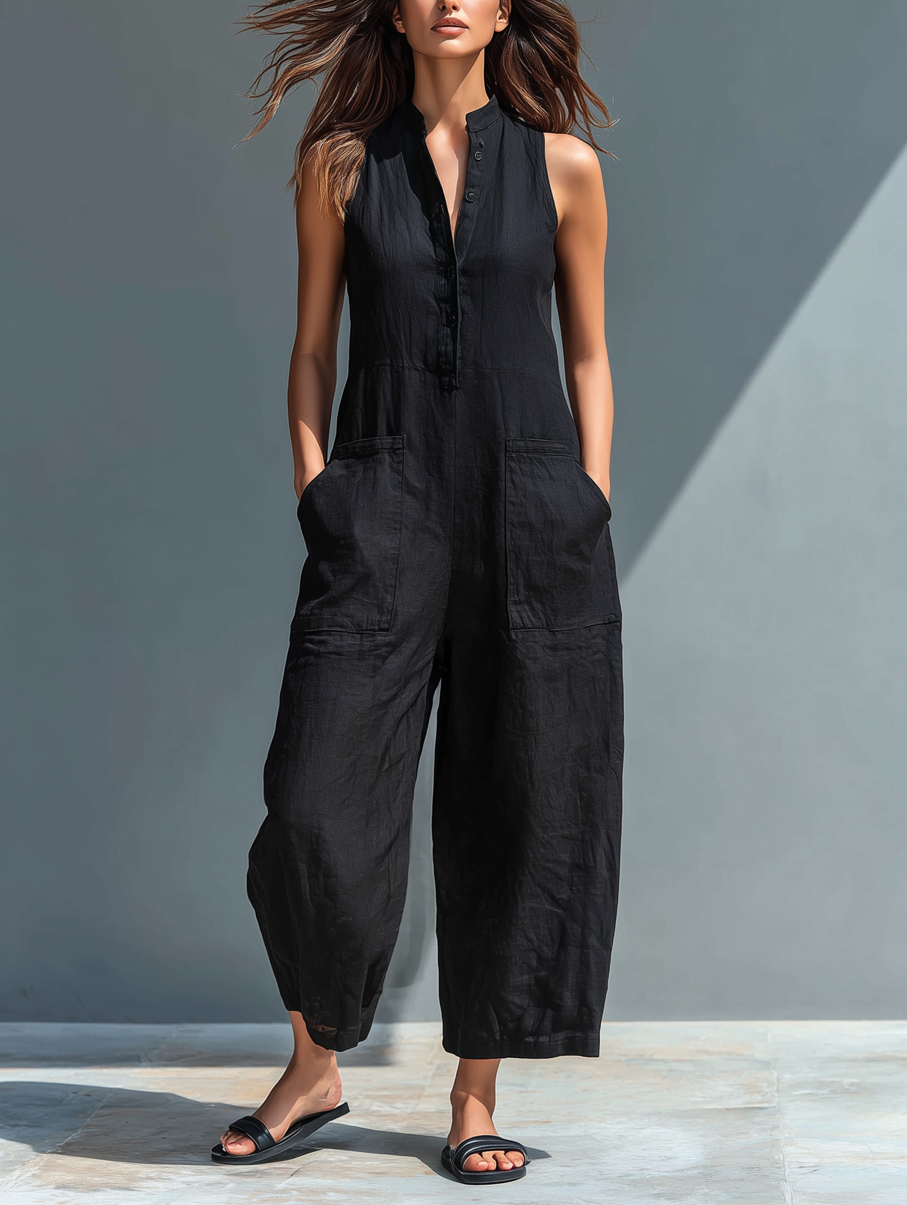 Novera - Jumpsuit Minimaliste Élégant