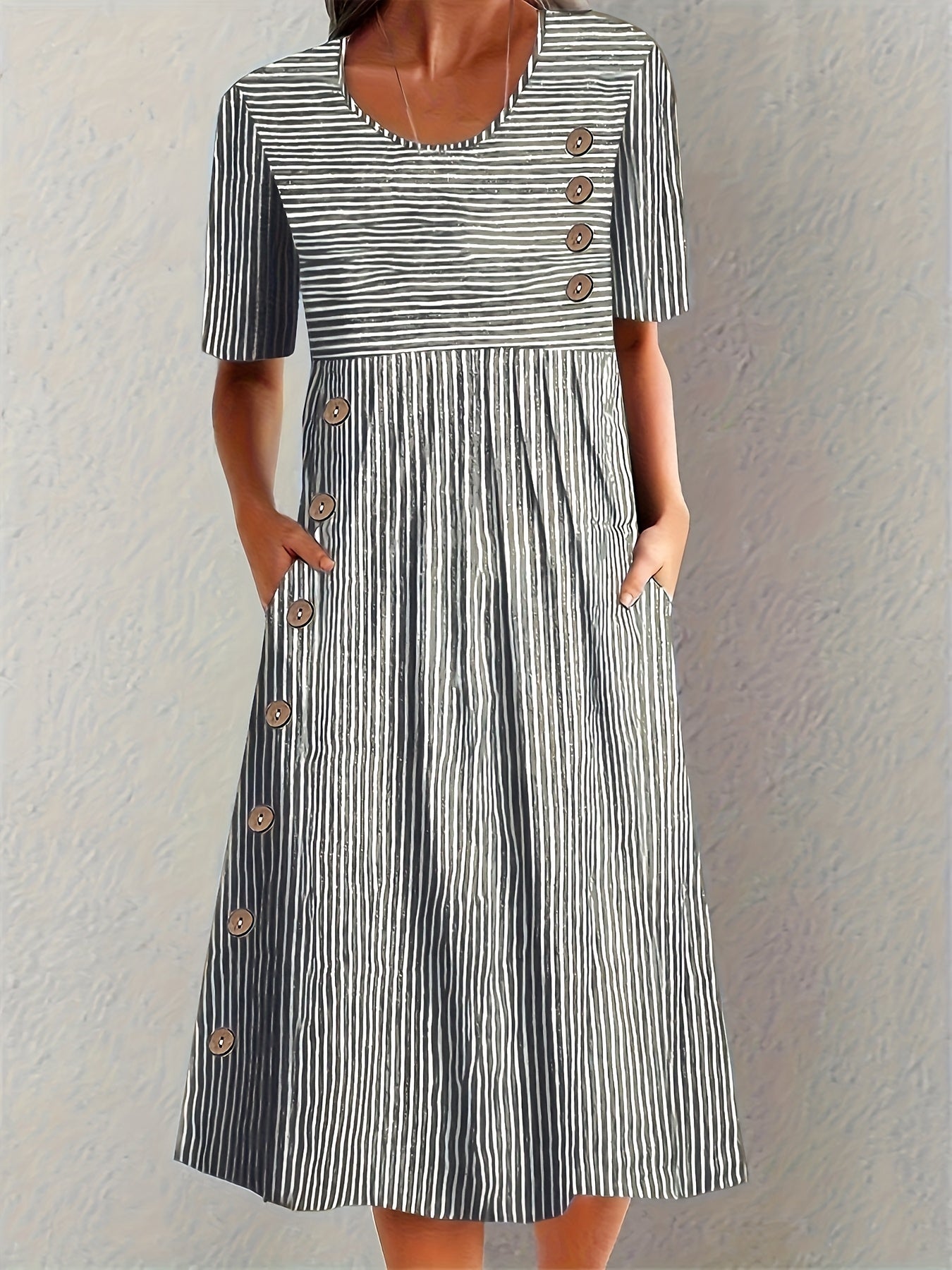 Sofia | Robe D’éTé Rayée