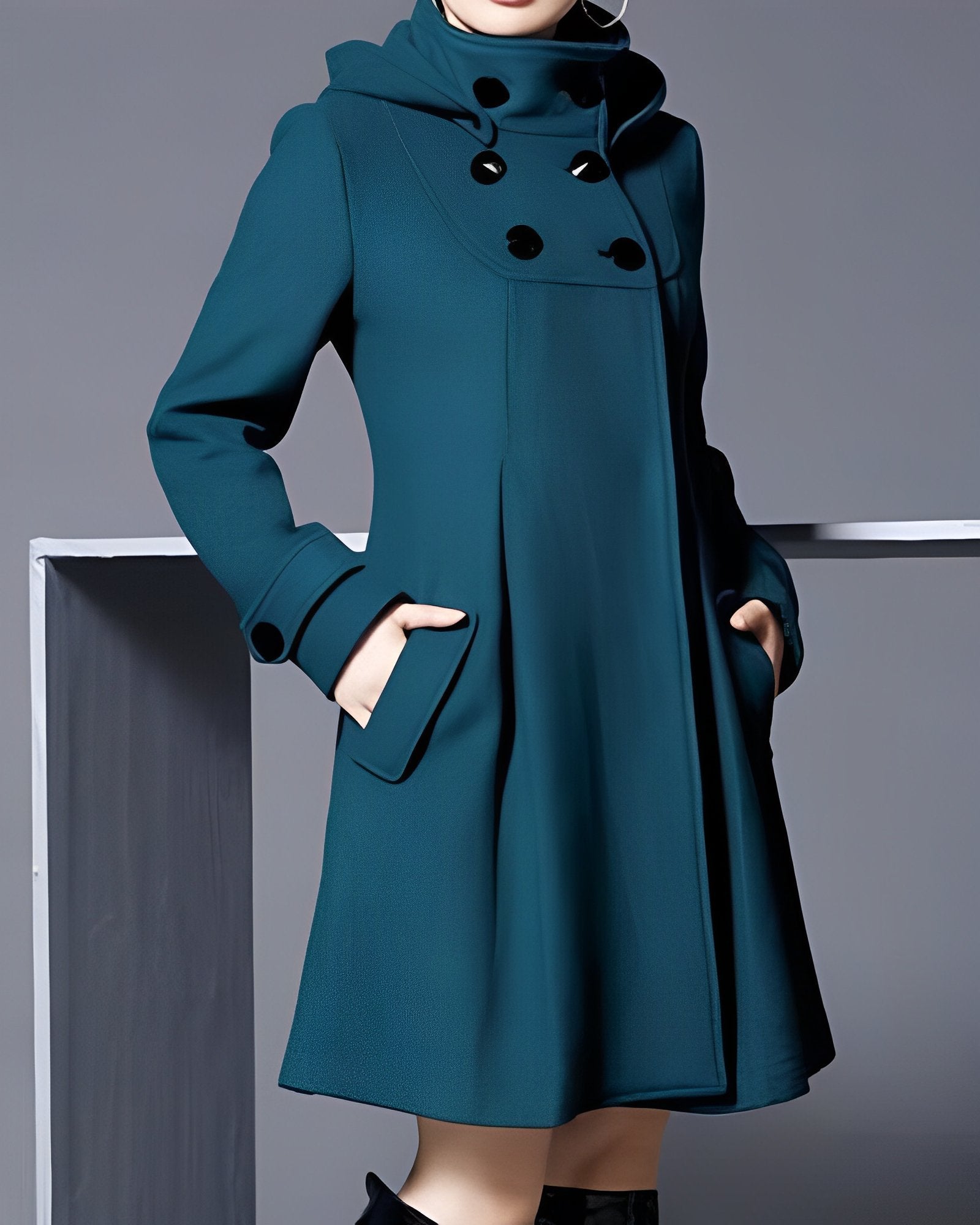 Alice - Veste Élégante À Capuche