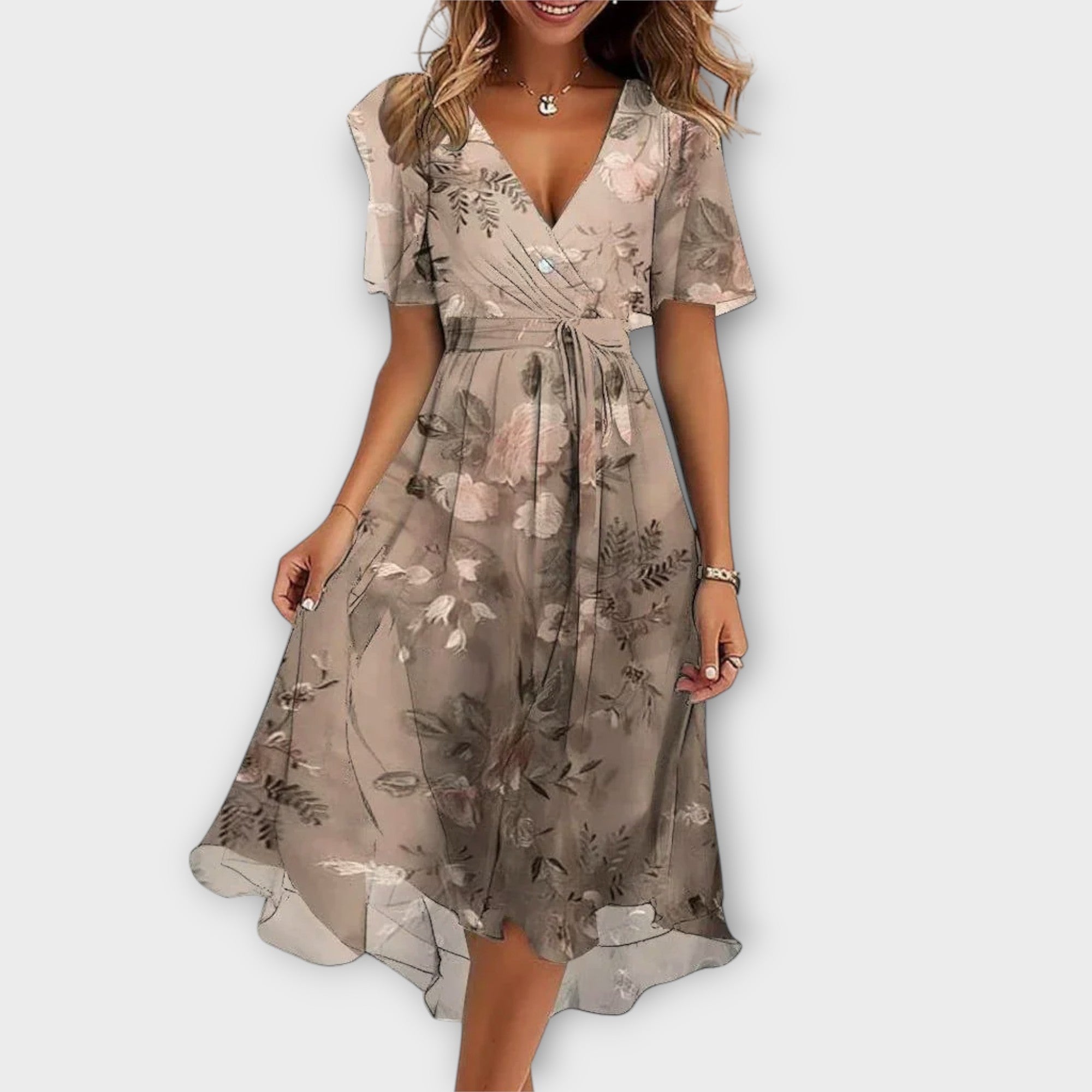 Floria | Robe Élégante Flatteuse