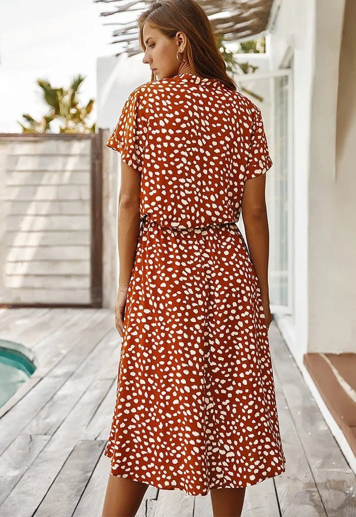 Edith - Robe Fluide Sophistiquée