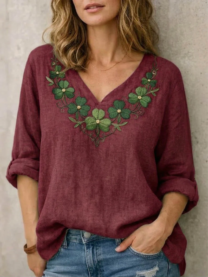 Sara - Blouse Élégante Quotidienne