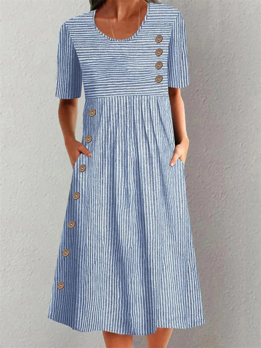 Sofia | Robe D’éTé Rayée