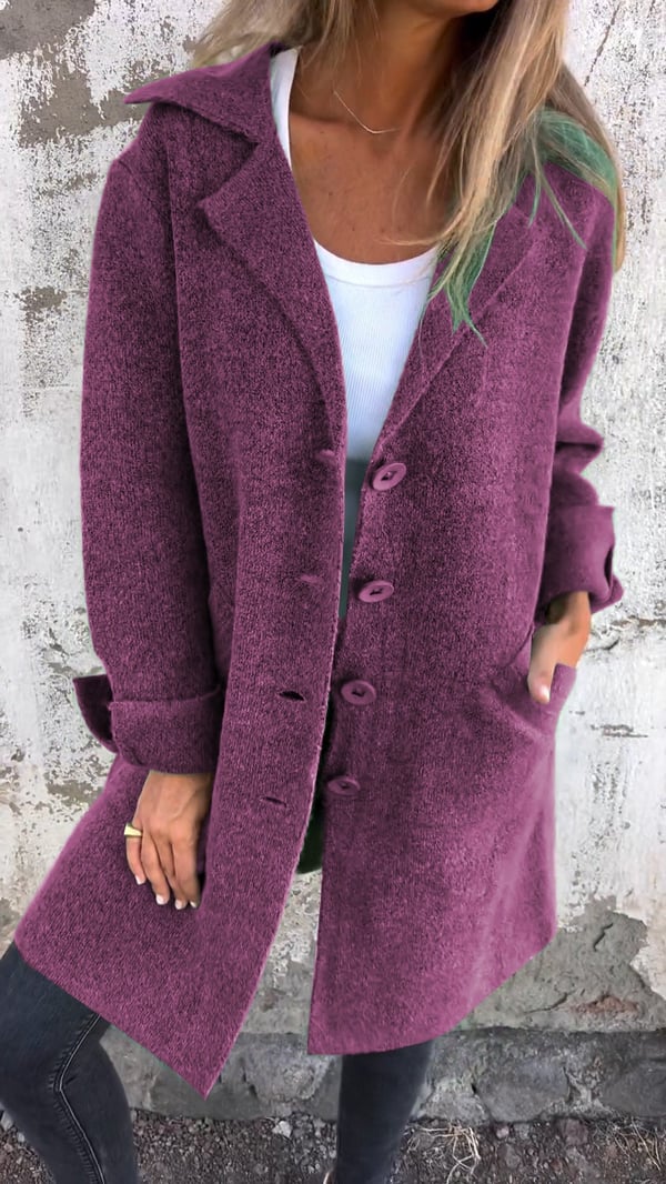 Audrey - Manteau Chic Minimaliste
