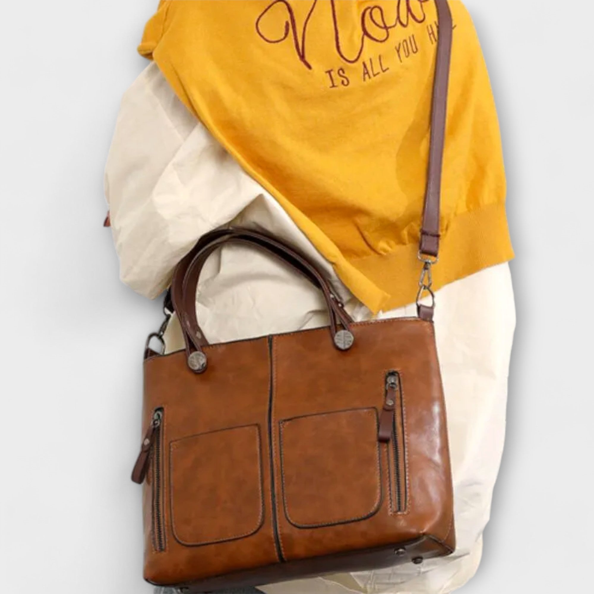 Serenya - Sac Cuir Élégant et Spacieux