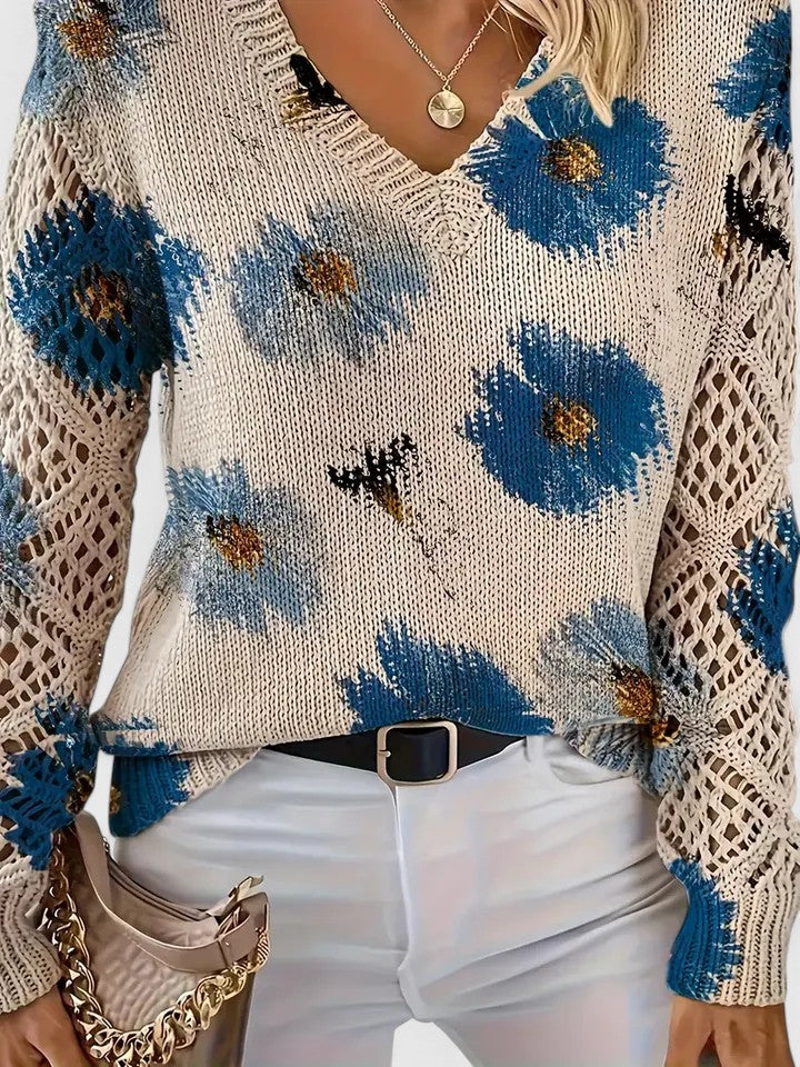 Aurélie - Cardigan Floral Léger