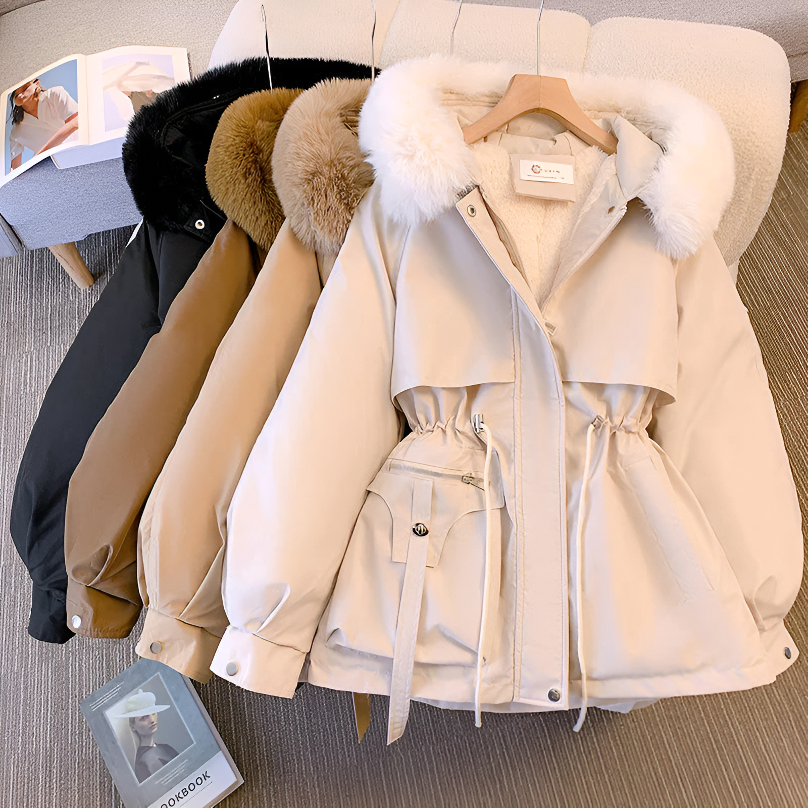 Laluna - Manteau D'Hiver Élégant