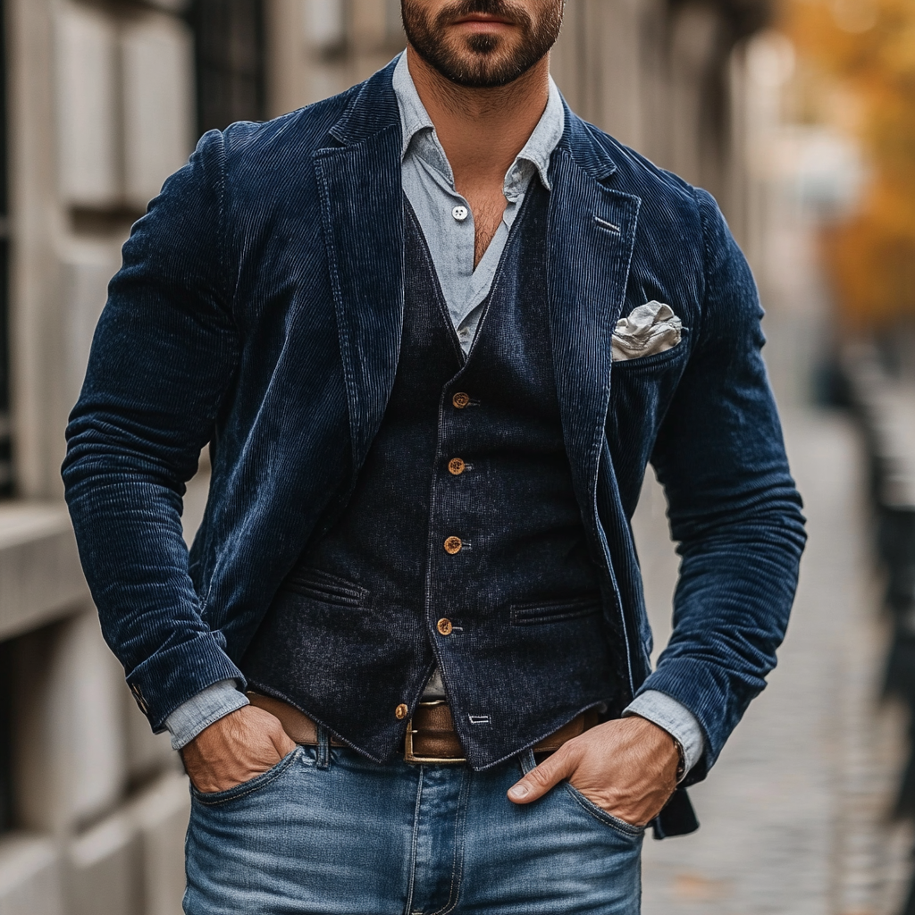 Patricio - Blazer Vintage Élégant