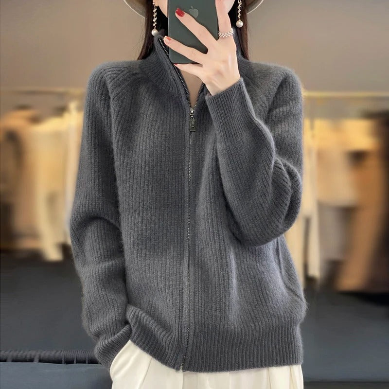 Vienne - Cardigan Zippé Sophistiqué