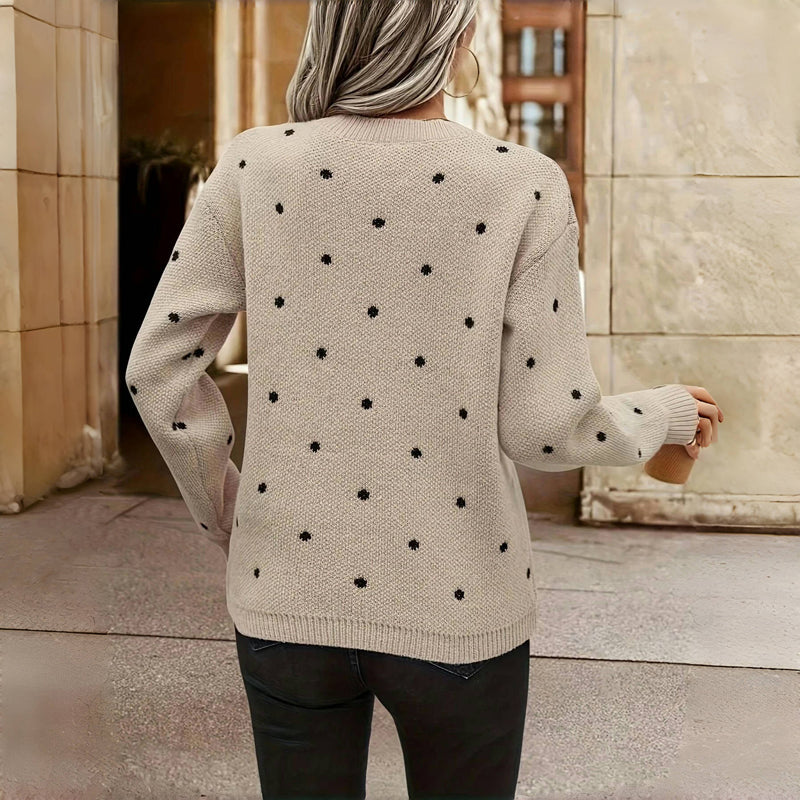 Maria - Pull à Pois Amusant