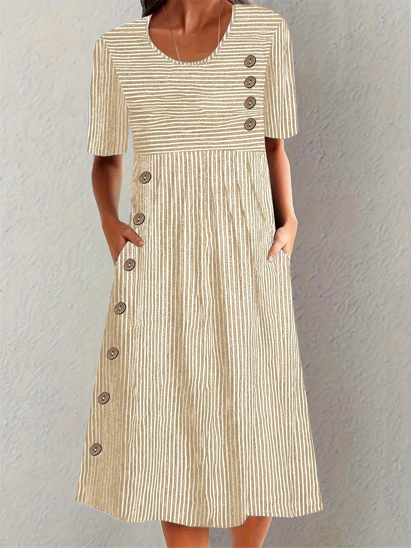 Sofia | Robe D’éTé Rayée