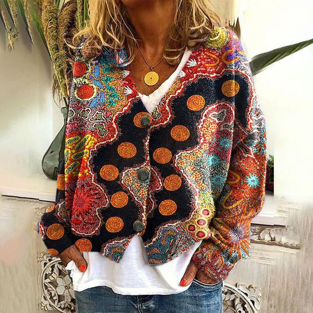 Saskia - Pull Bohème Coloré