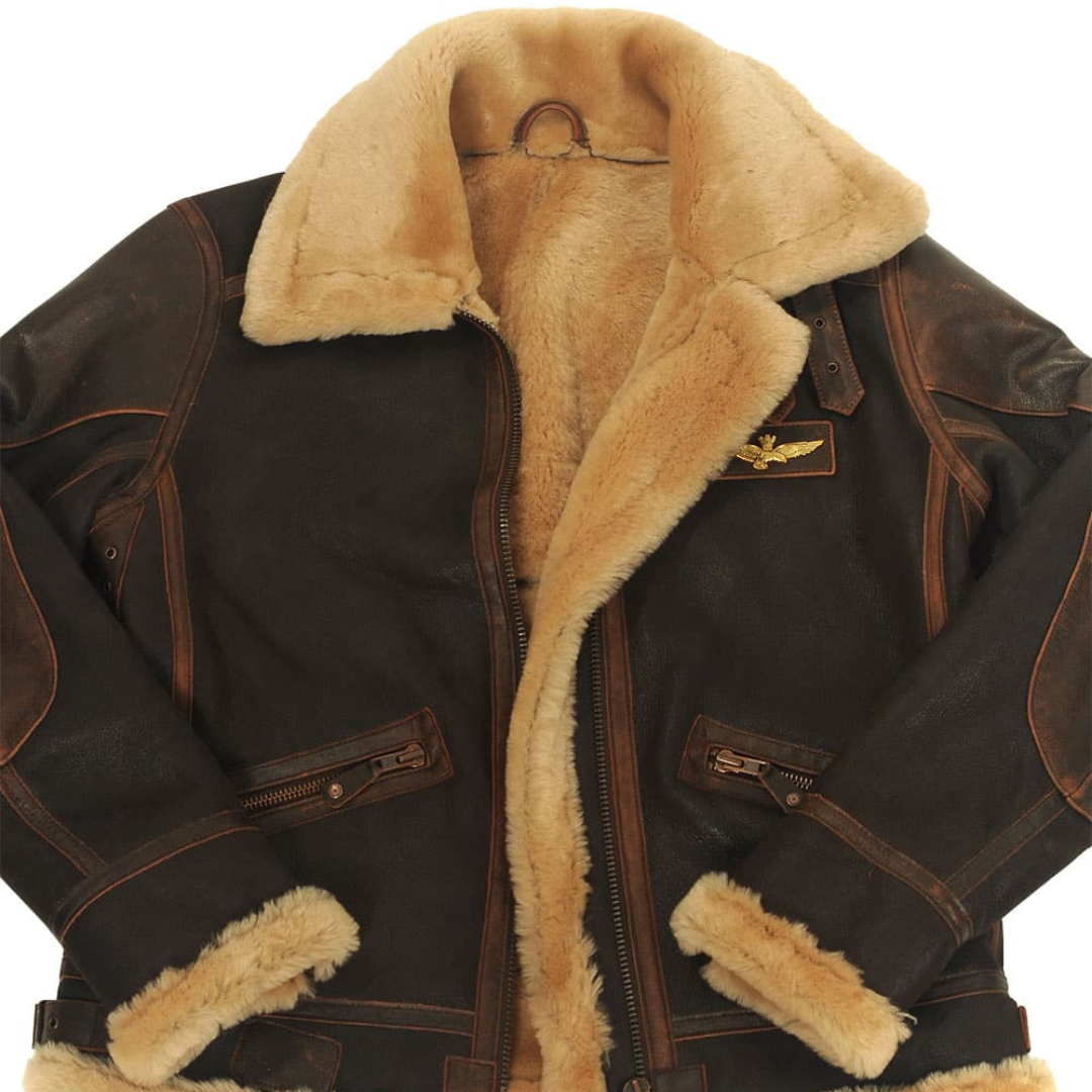 Maverick - Manteau En Cuir Élégant