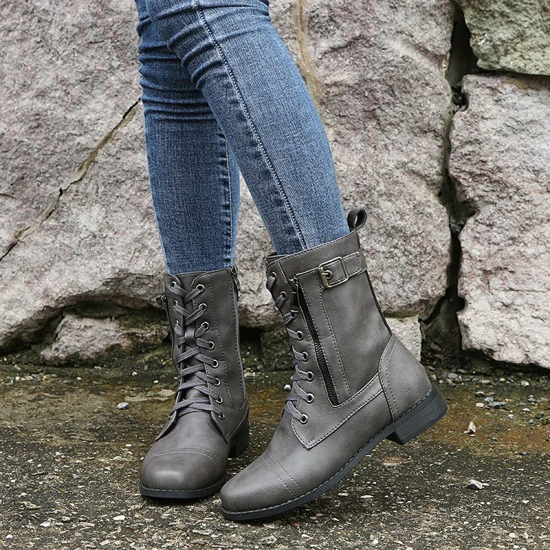 Erika - Bottes en Cuir Luxueuses