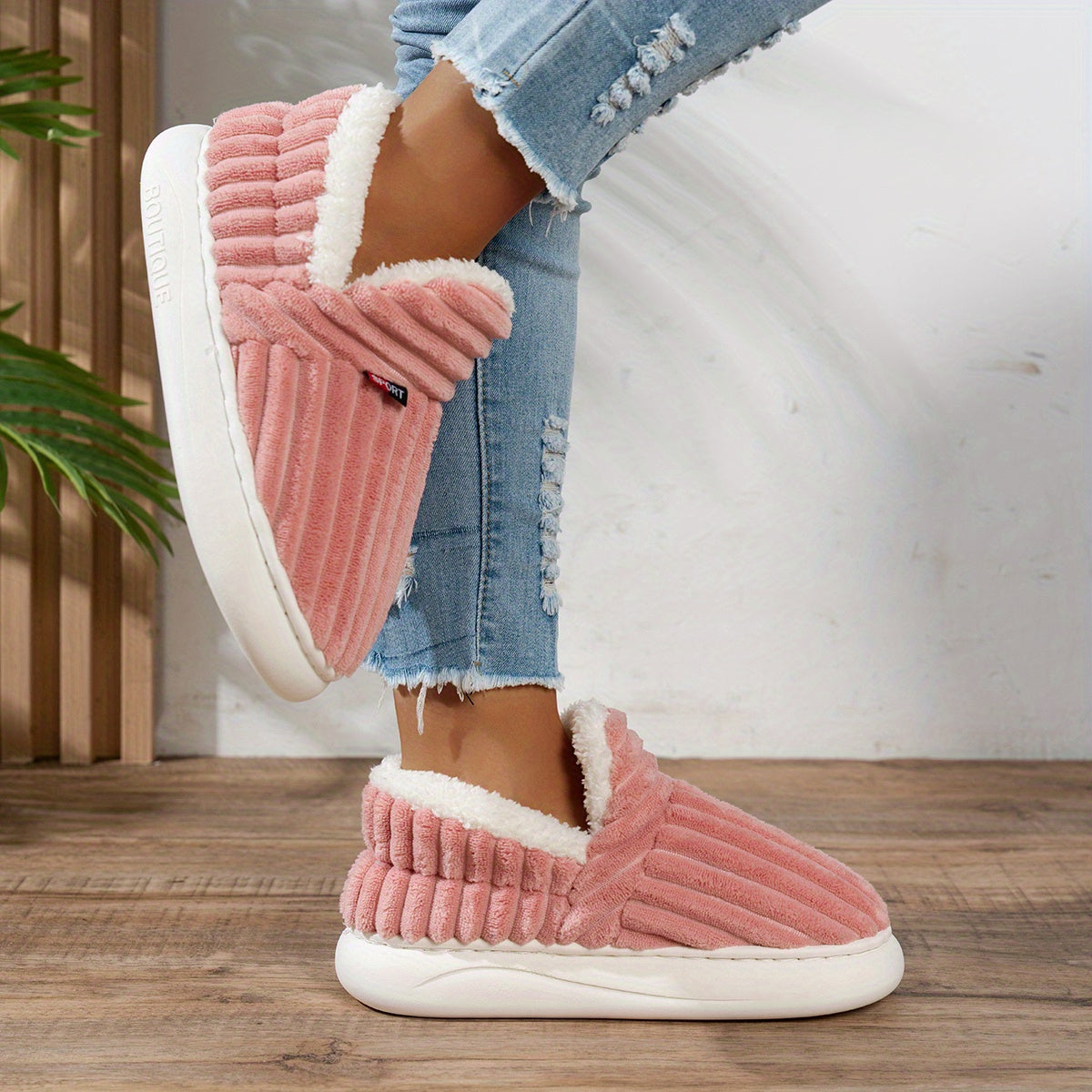 CozyStep - Chaussons Douillets Élégants
