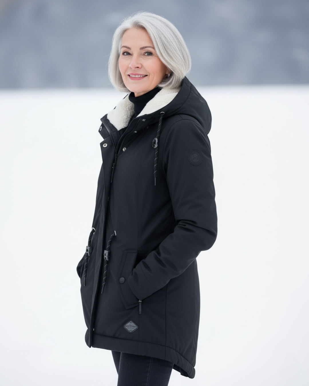 Amelia - Élégant Parka Réversible