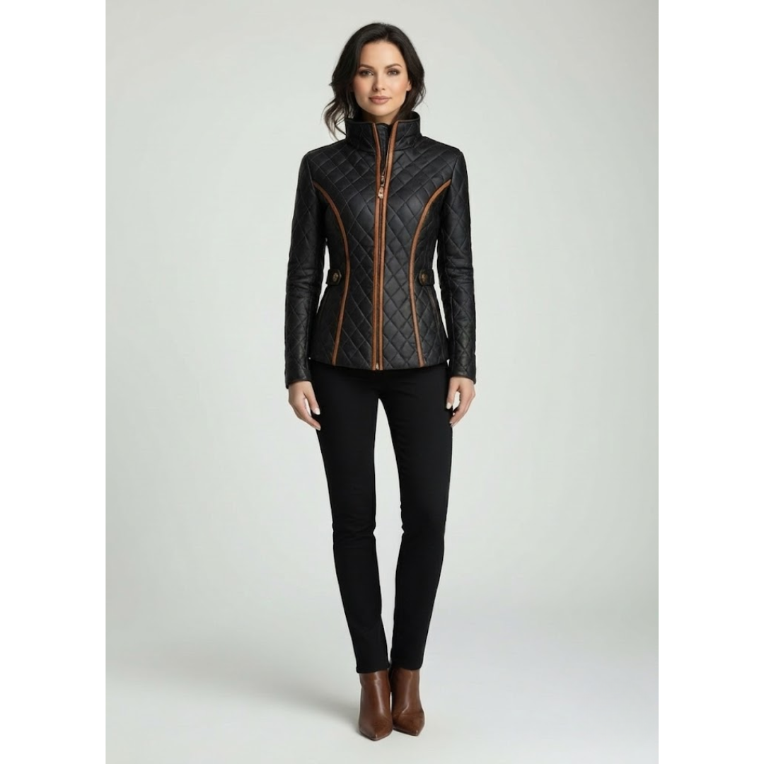 Lillian - Élégante Veste Matelassée