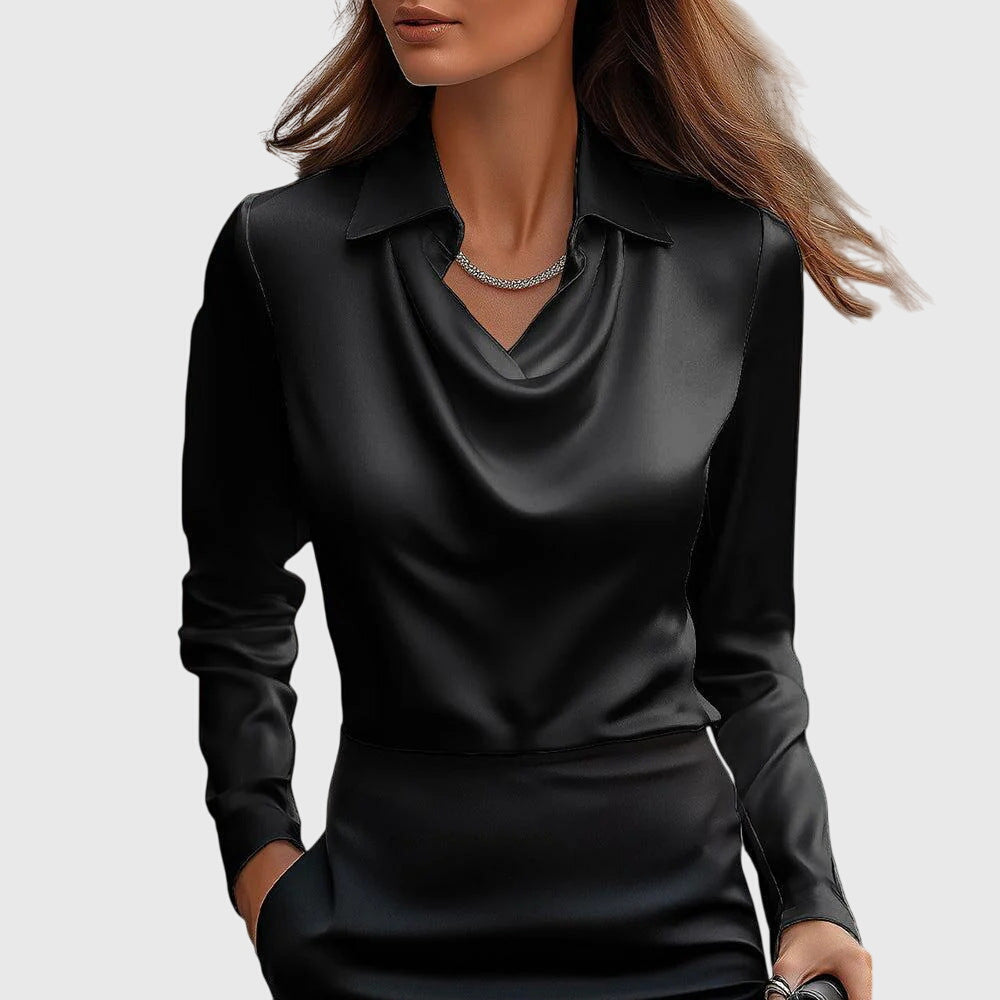 Sylvie - Blouse Brillante et Élégante